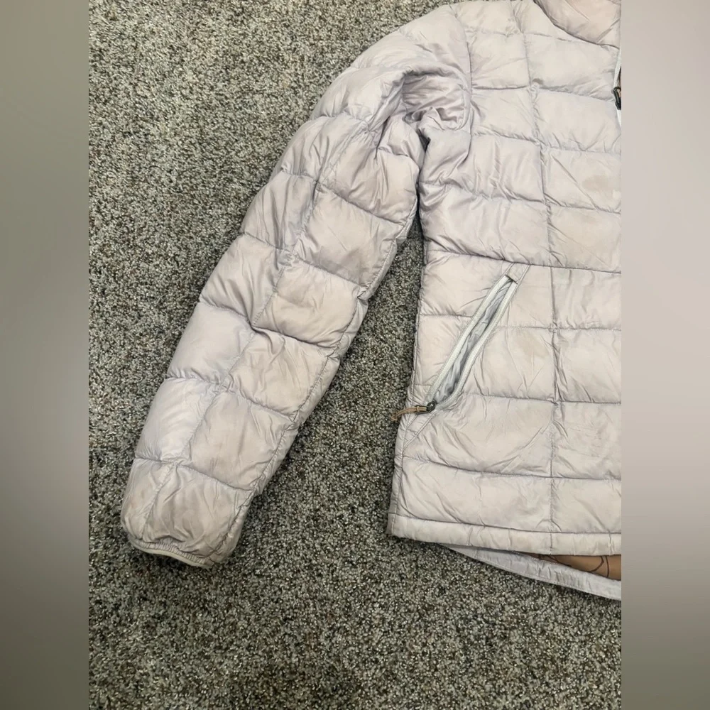 REI CO-OP 650 Lilac light purple Quilted Puffer women’s medium Jacket - used - Picture 2 of 8